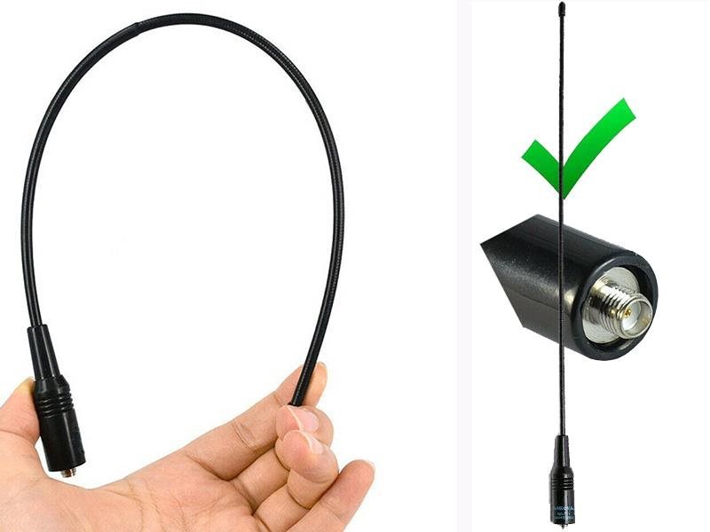 OEM Dualband Antena SRH 519 SMA female CB anténa