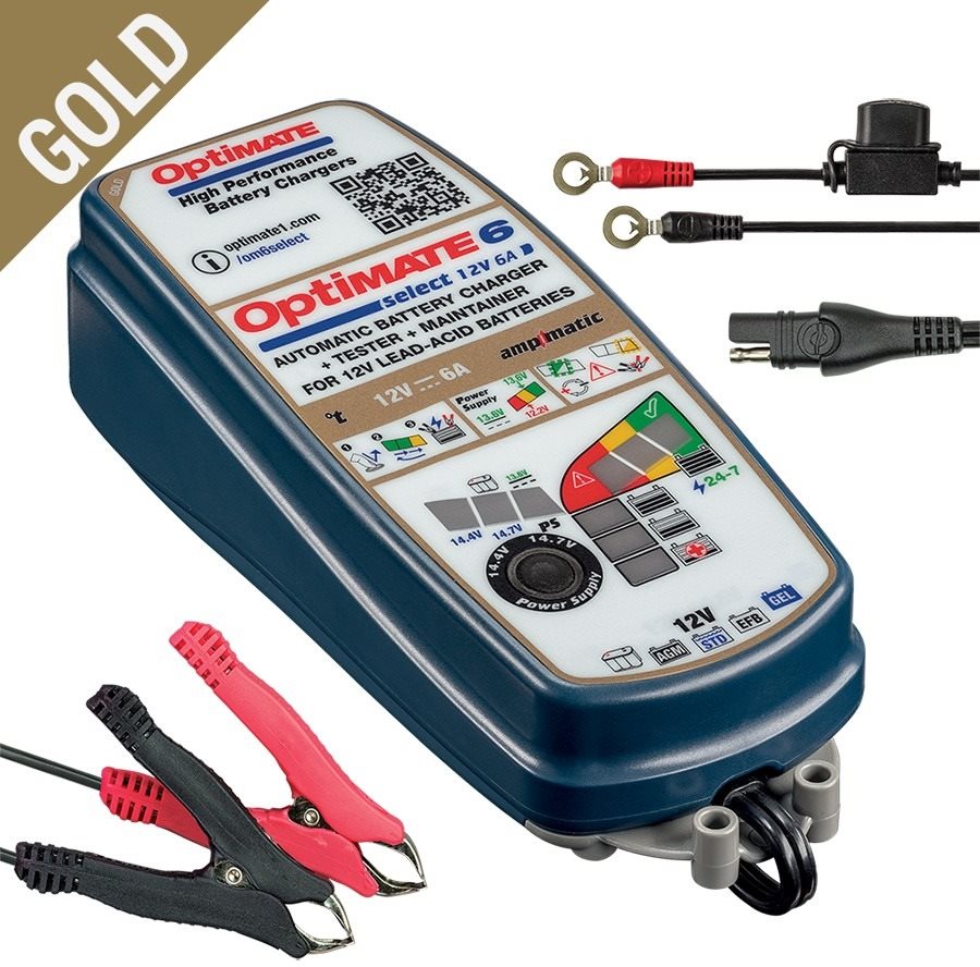 TECMATE OPTIMATE 6 Select Autó akkumulátor töltő