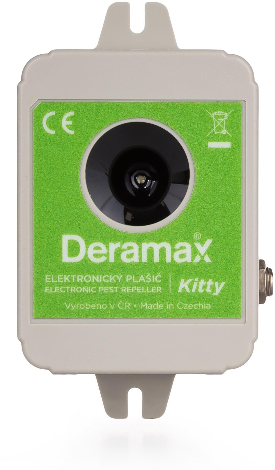 Deramax-Kitty Ultrazvukový plašič (odpudzovač) mačiek, psov a...