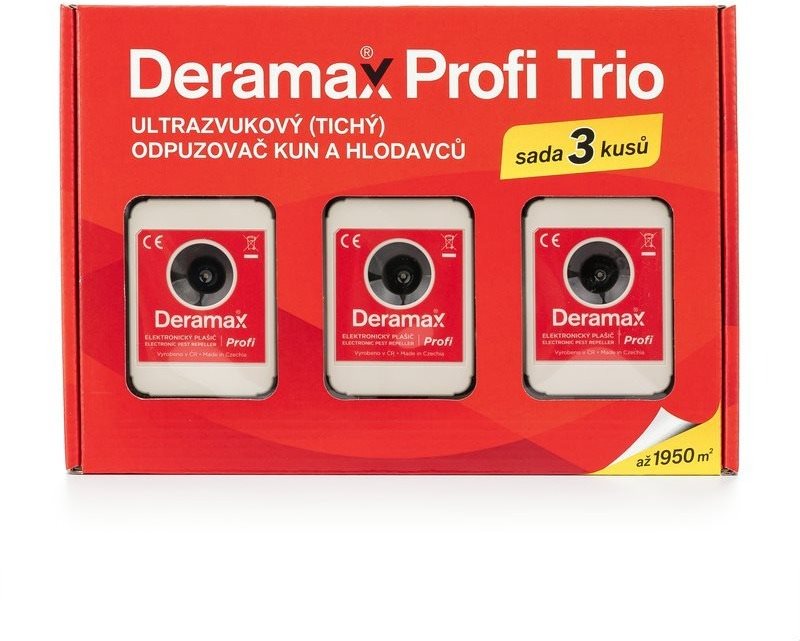 Deramax-Profi-Trio - Súprava 3 ks plašičov Deramax-Profi a...