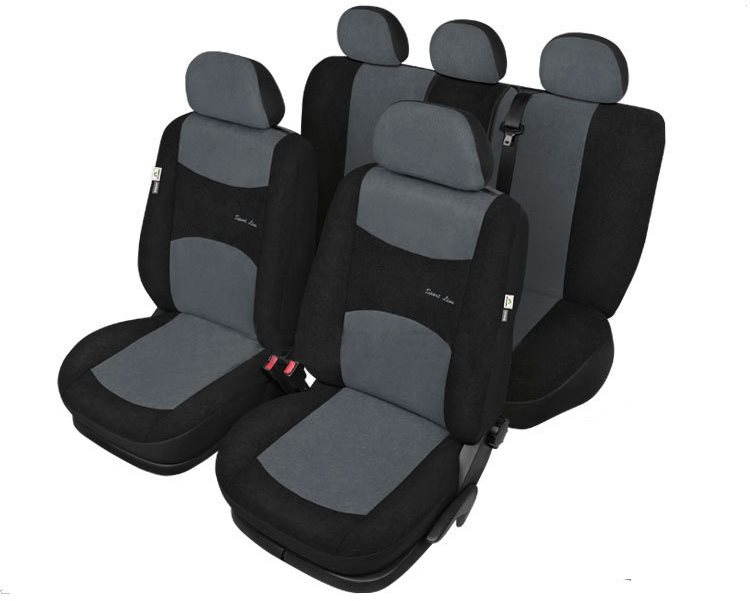 Sixtol Autopoťahy SPORT LINE+Standard, šedočierne - záruka 3 roky...