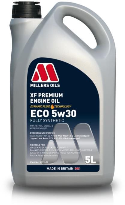 Millers Oils Plne syntetický motorový olej – XF Premium ECO 5W-30 5...
