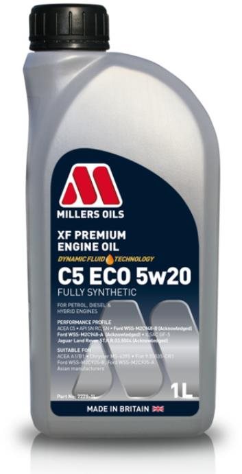 Millers Oils Plne syntetický motorový olej – XF Premium ECO 5W-20 1...