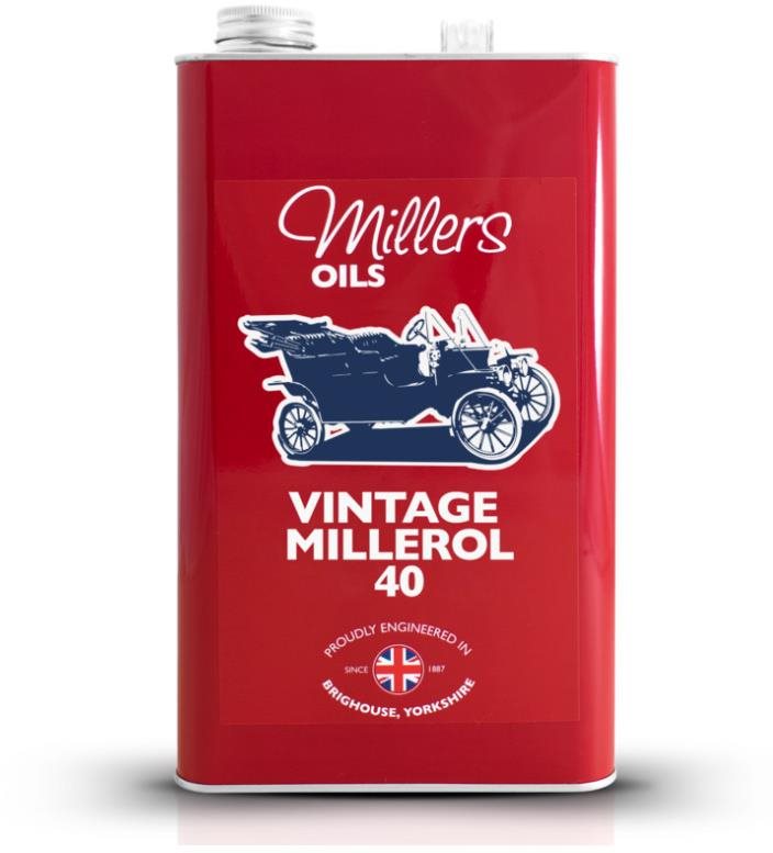 Millers Oils Jednorozsahový olej – Vintage Millerol 40 5 l – pre...