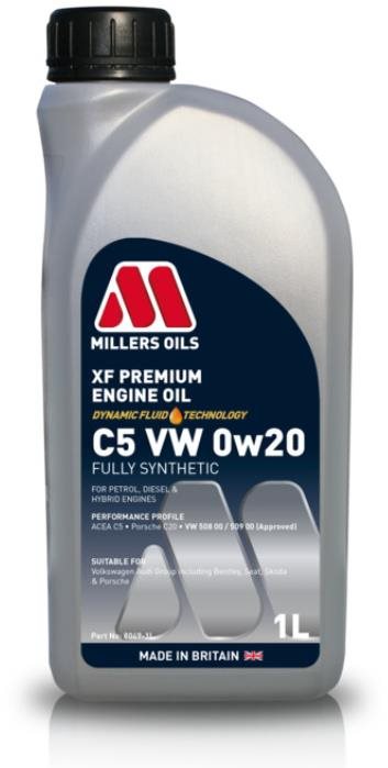 Millers Oils Premium C5 VW 0w20 1 l Motorový olej