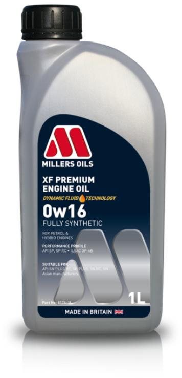 Millers Oils Úplne syntetický motorový olej – XF Premium 0w16 1 l...