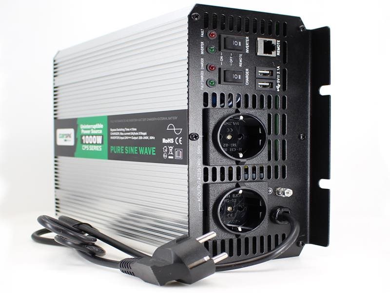 CARSPA UPS sínus 12/230 V 1000 W Menič napätia