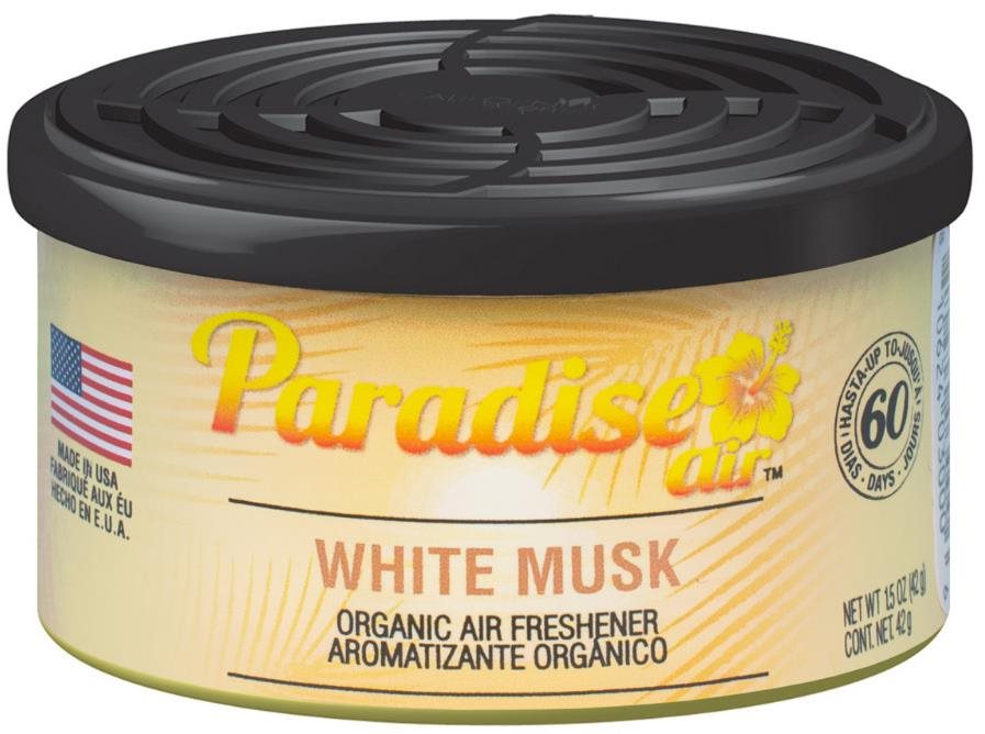 Paradise Air Organic Air Freshener, vôňa White Musk Vôňa do auta