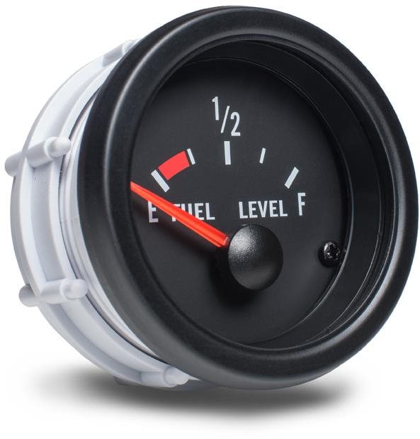 Auto Gauge – ukazovateľ hladiny paliva, čierny Prídavný budík do auta