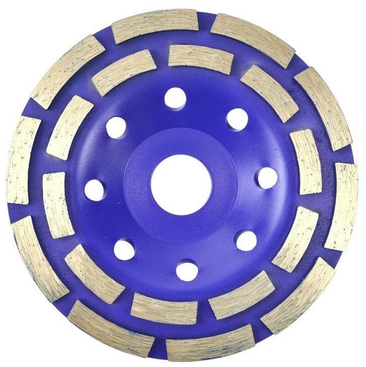 GEKO Kotúč diamantový hrncový brúsny dvojradový, 125 × 5 × 22,23 mm...
