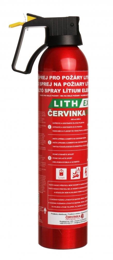 Hasiaci prístroj 500 ml Lith EX Aerosol Hasiaci prístroj
