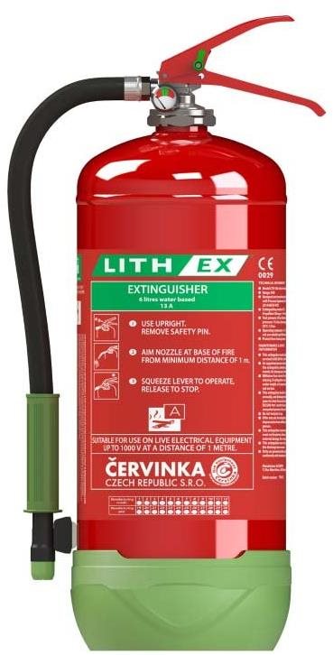 ČERVINKA Lith Ex hasiaci prístroj 6 l Aerosól vrátane revízie...