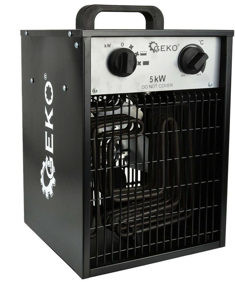 GEKO Elektrický ohrievač vzduchu s ventilátorom 5 kW Teplovzdušný...