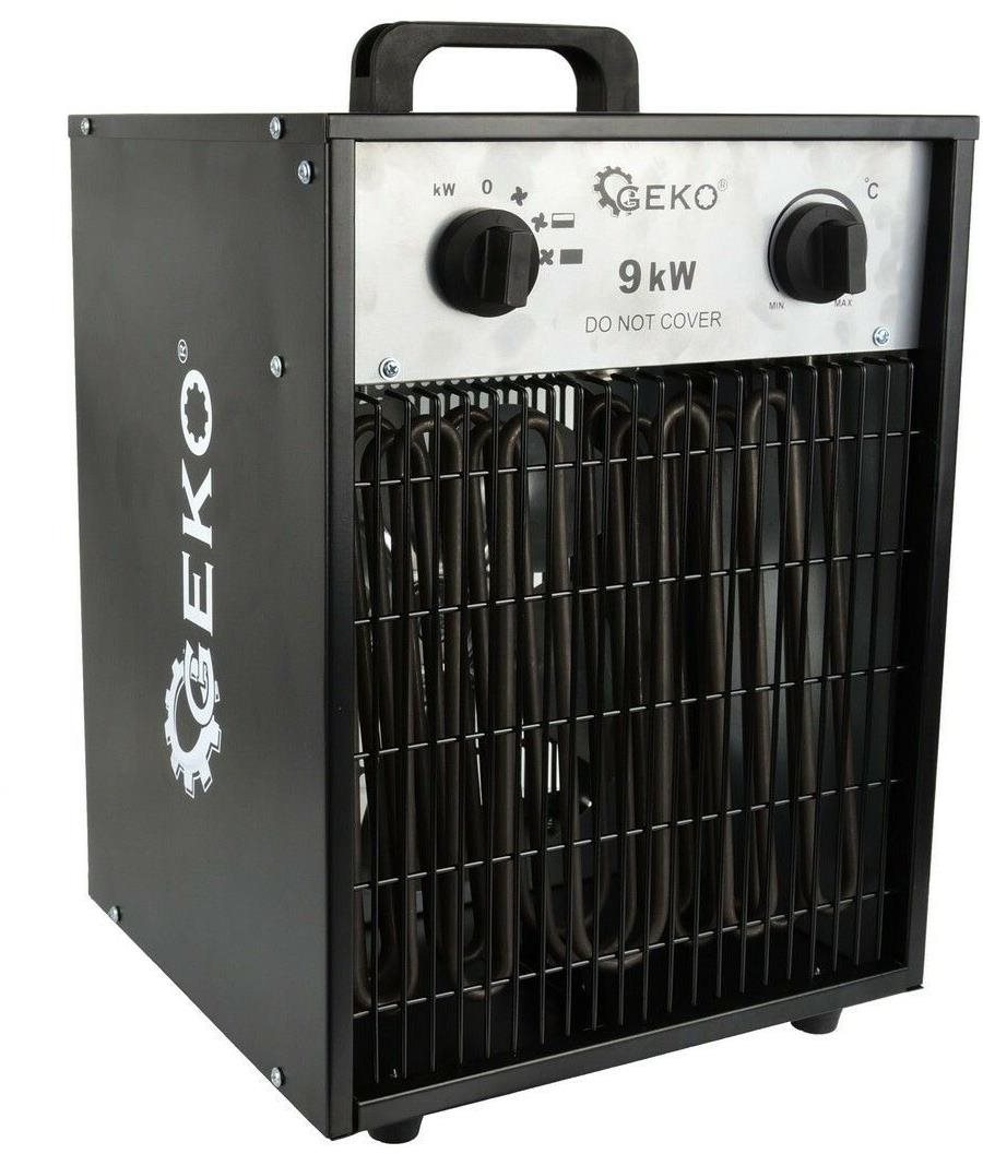 GEKO Elektrický ohrievač vzduchu s ventilátorom 9 kW Teplovzdušný...