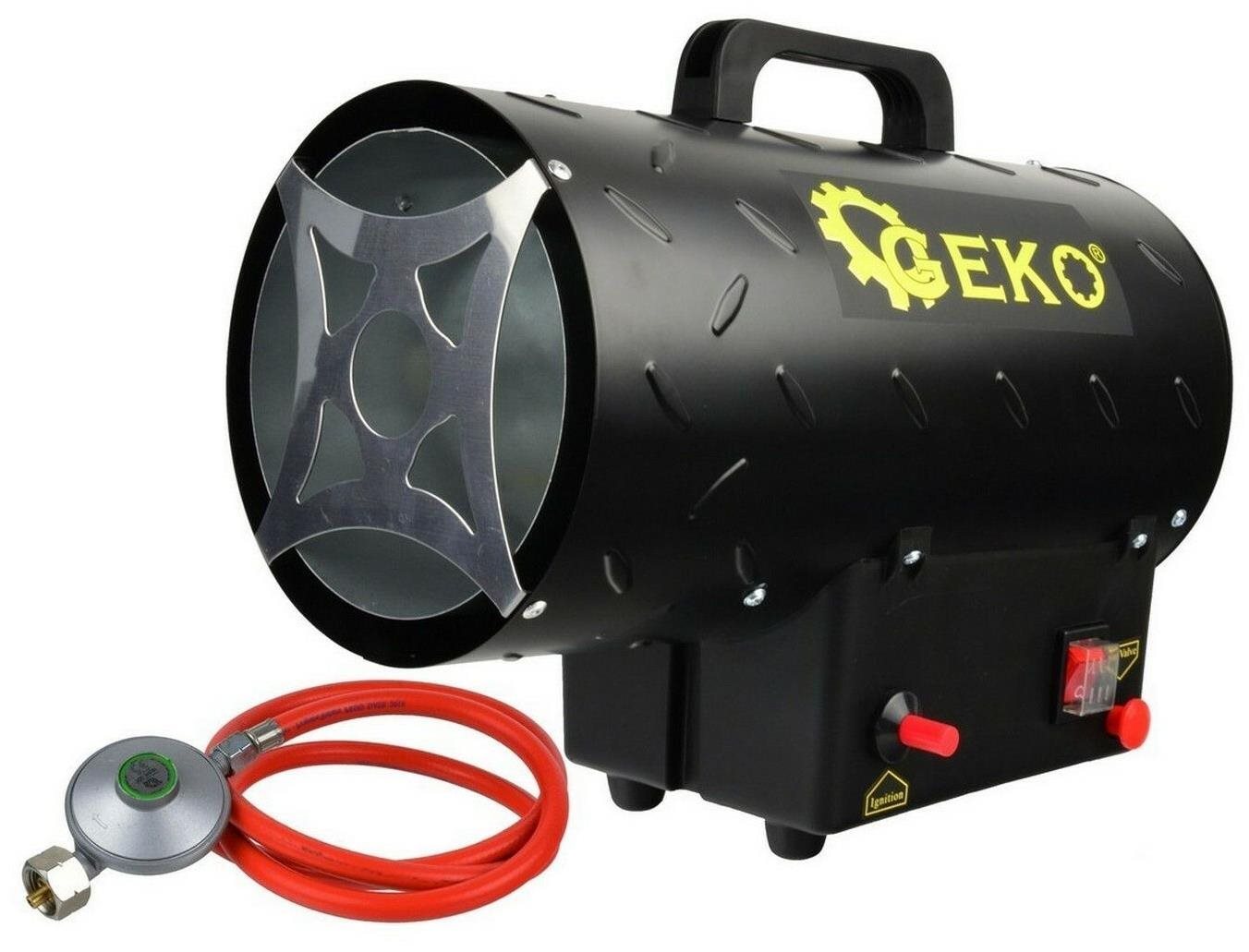 GEKO Horkovzdušná plynová turbína, 15kW Teplovzdušný ventilátor