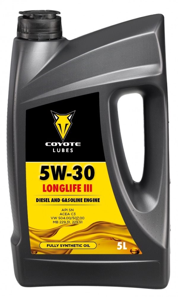 COYOTE LUBES 5W-30 Longlife III 5 L Motorový olej