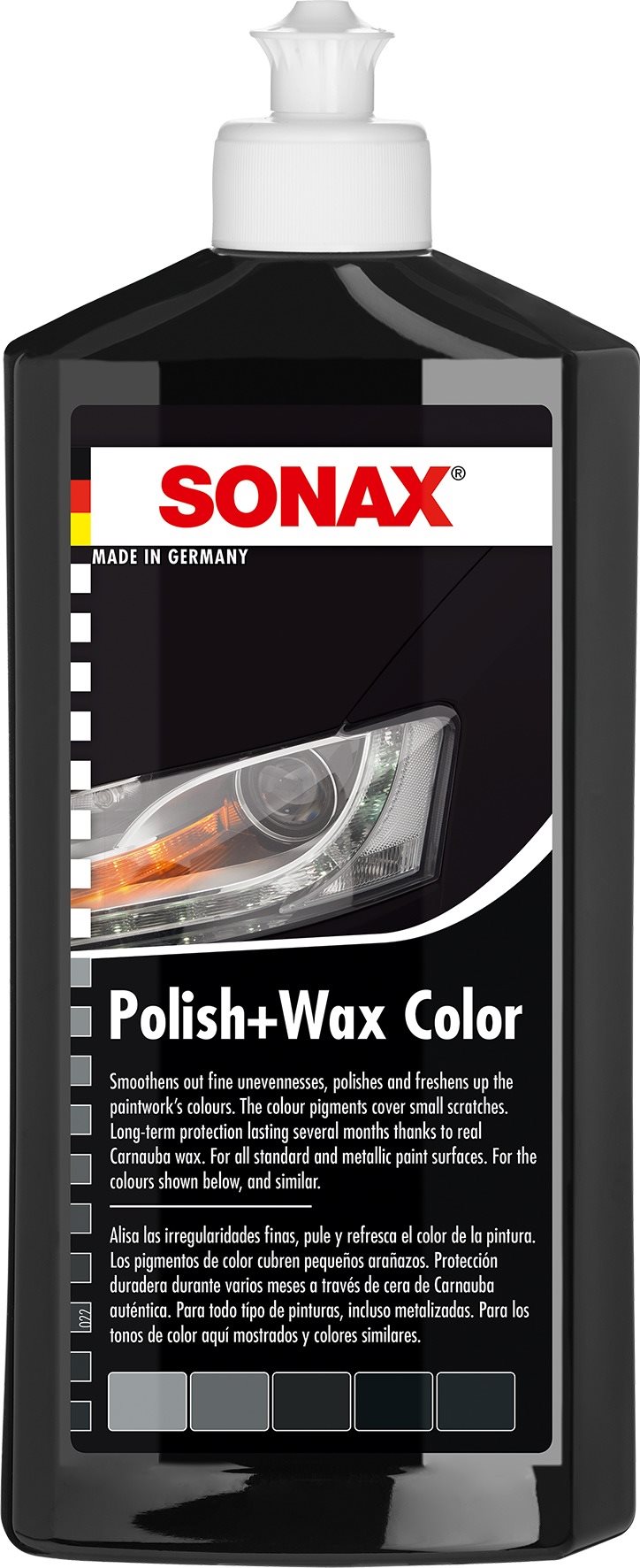 SONAX Polish & Wax COLOR čierny, 500 ml Leštenka na auto