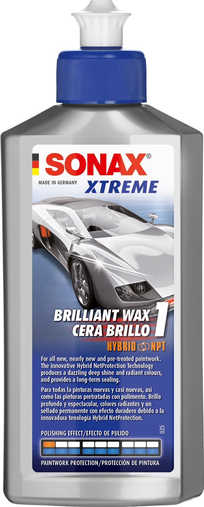 SONAX Xtreme Brilliant Wax 1 – vosk, 250 ml Vosk na auto