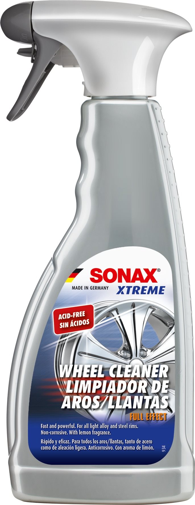 SONAX Xtreme čistič diskov – full effect, 500 ml Čistič alu diskov