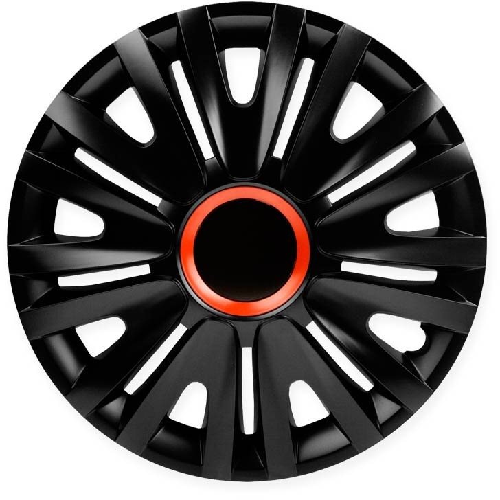 VERSACO ROYAL RED RING BLACK 14 Puklice na kolesá