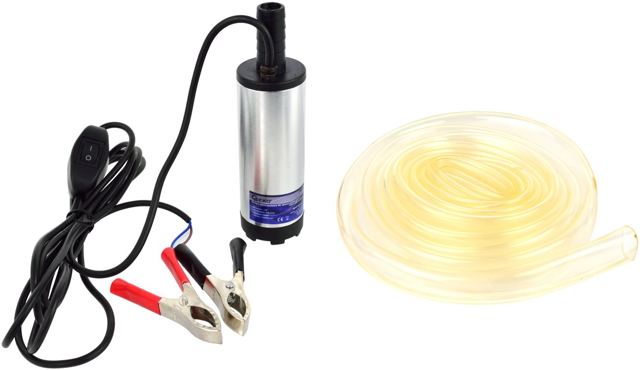 Čerpadlo na naftu, 12 V, 12 l/min, priemer 37 mm, hadica 3 m...