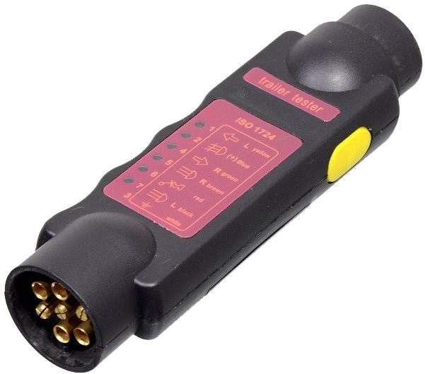 COMPASS Tester zásuvky prívesu 7 pólov Tester