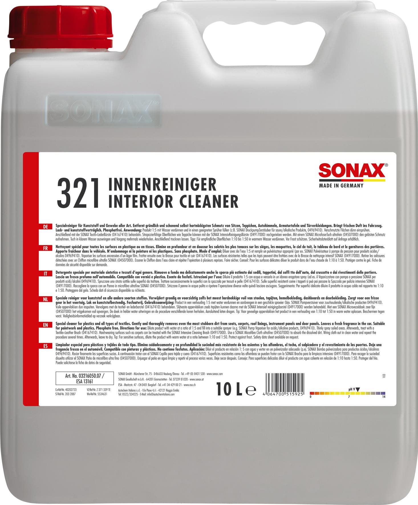 Sonax Profiline Čistič interiéru – tepovač Čistič interiéru