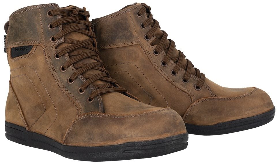 Oxford Kicback Dry2Dry™ hnedé 46 Topánky na motorku