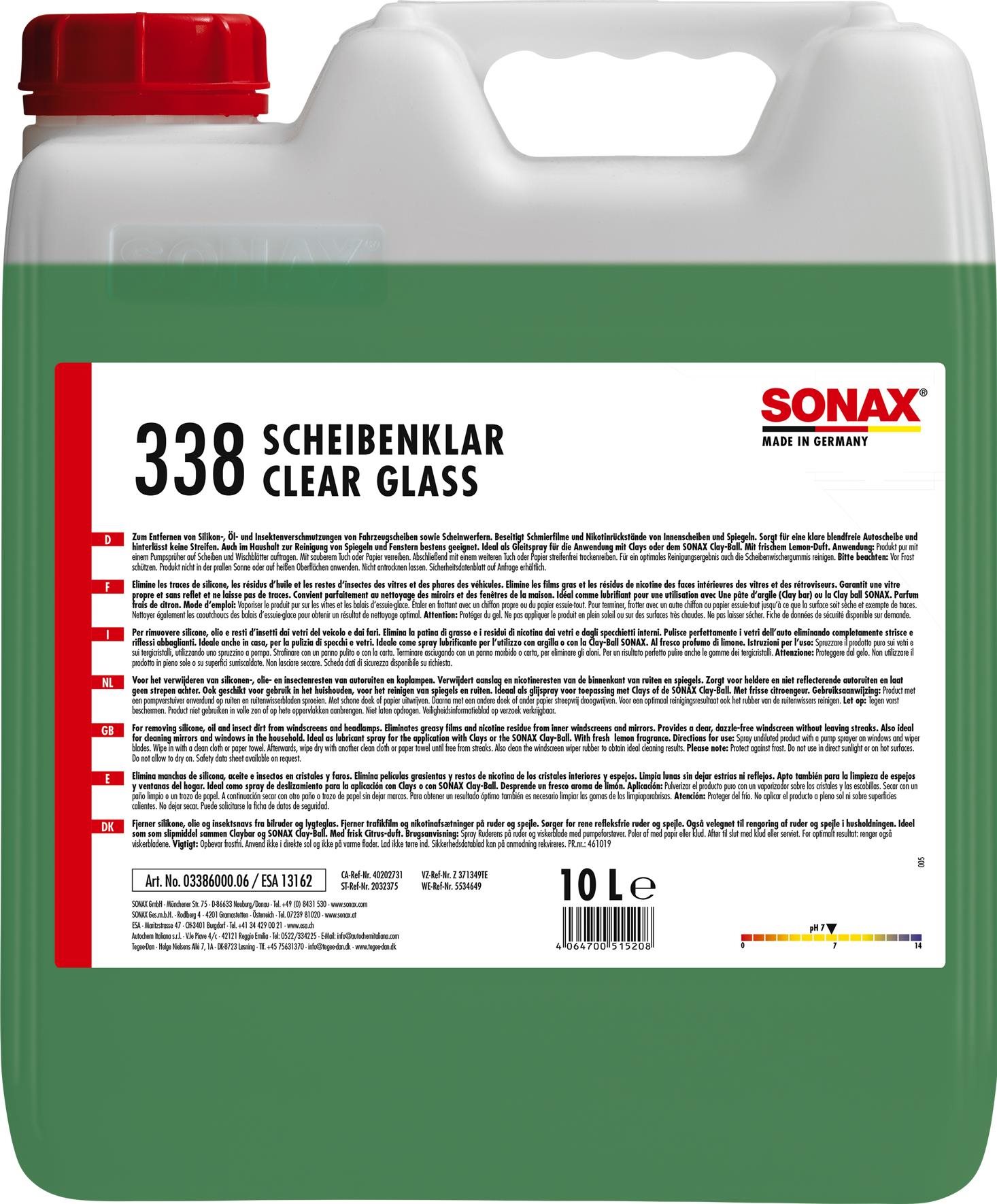 Sonax Čistič skiel 10 l Čistič autoskiel