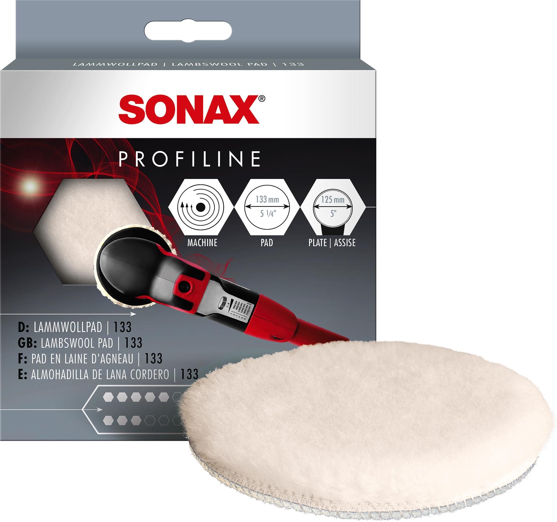 Sonax Profiline Báránygyapjú nagyon csiszoló korong - 130 mm...