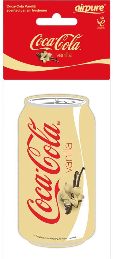 Airpure Coca-Cola závesná vôňa, vôňa Coca Cola Vanilla – plechovka...