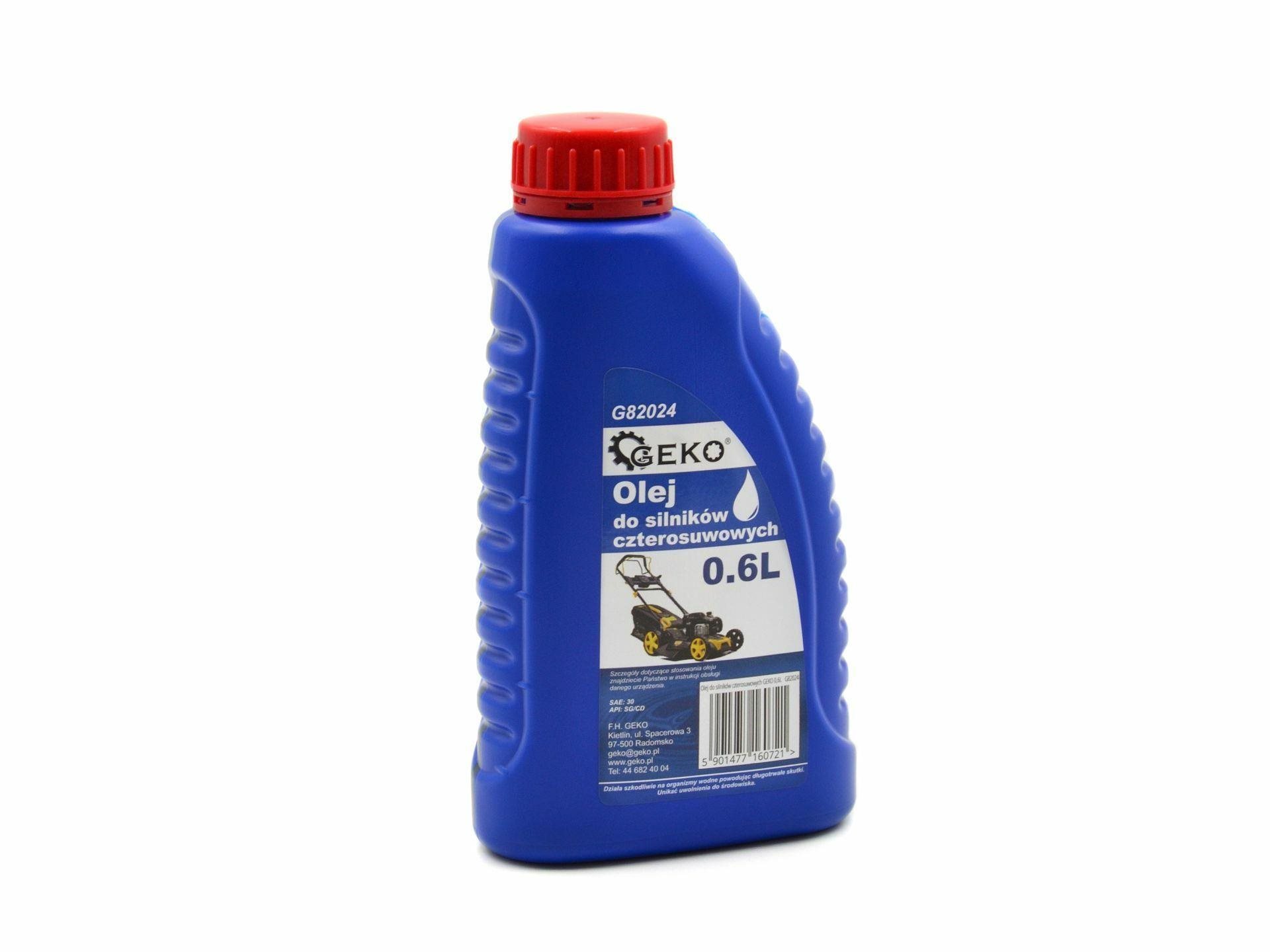 Geko olej pre štvortaktný motor kosačky kosy benzínové 0,6 l Olej