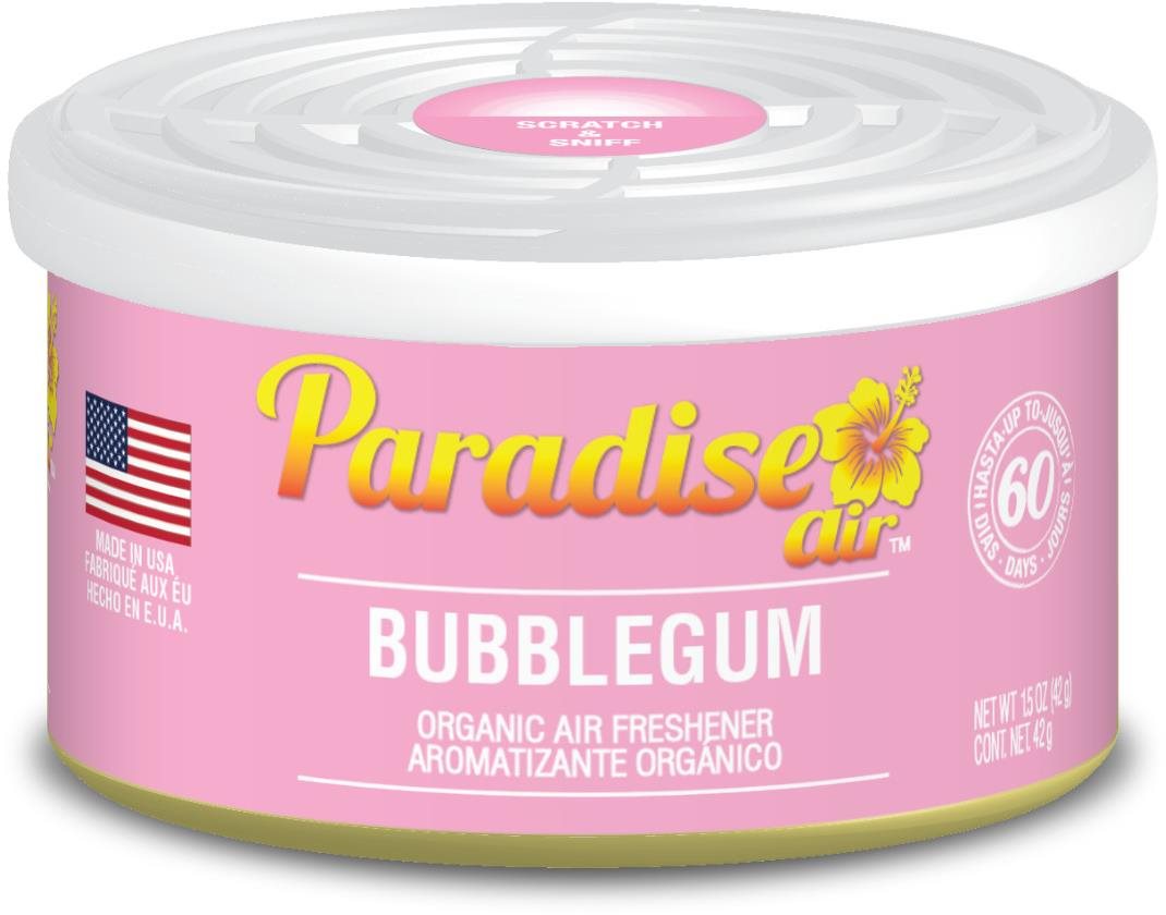 Paradise Air Organic Air Freshener Bubblegum illat 42 g Légfrissítő