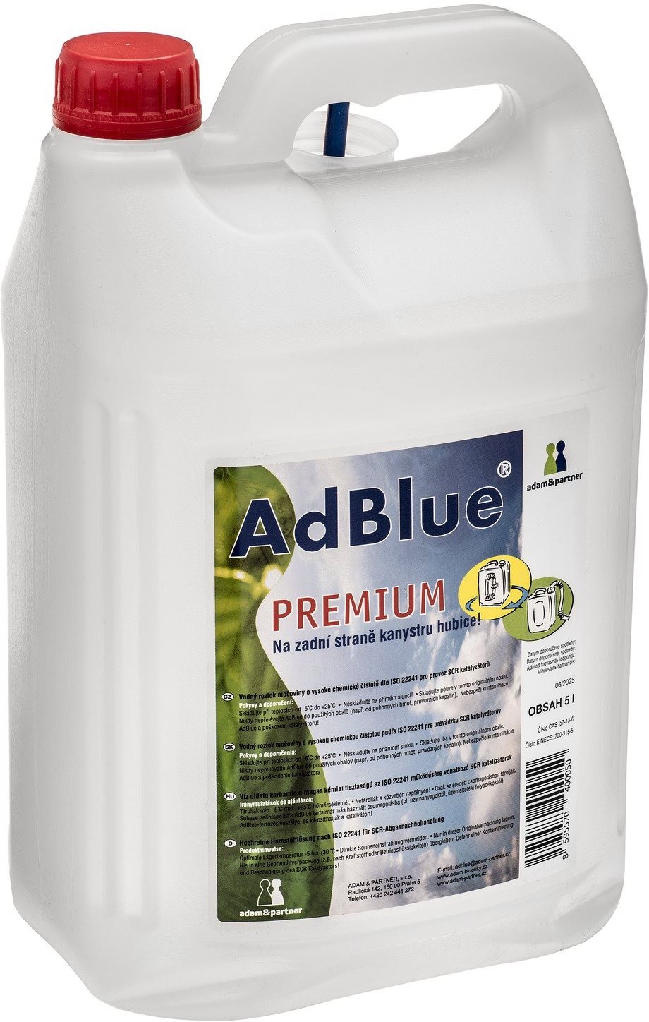 Kruse Ad-Blue kanister s nalievacou trubicou (5 l) Adblue