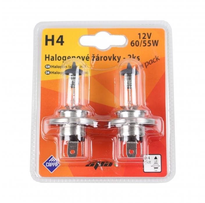 Cappa Halogénové žiarovky H4 12 V 60 / 55W 2 ks Autožiarovka