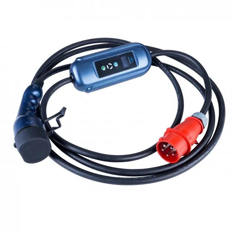 Akyga napájací zdroj CEE 5-pin / Typ 2, LCD displej,  11 kW, 16 A –...