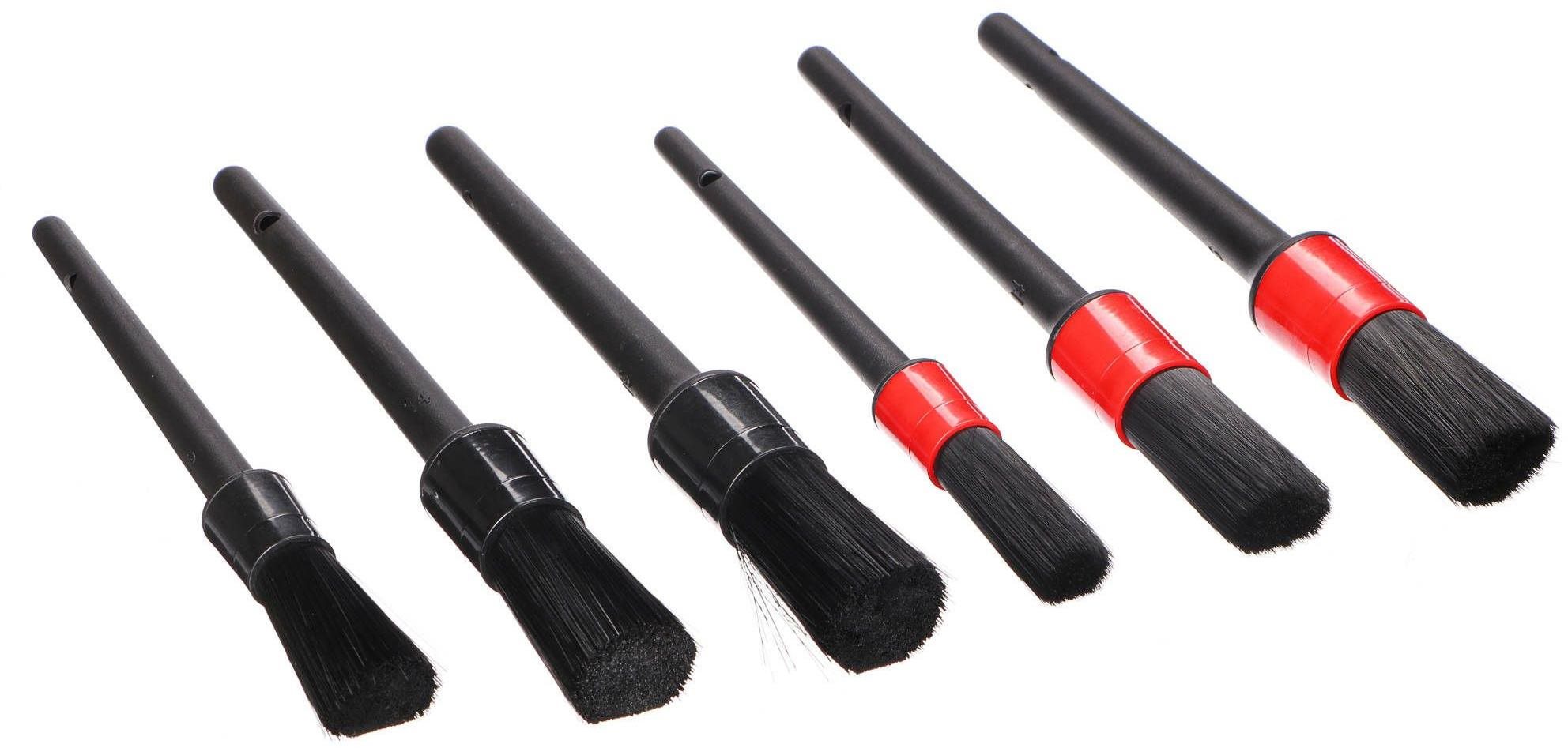 Sixtol Car Detailing Brush 6, súprava štžetcov 6 ks Súprava na...