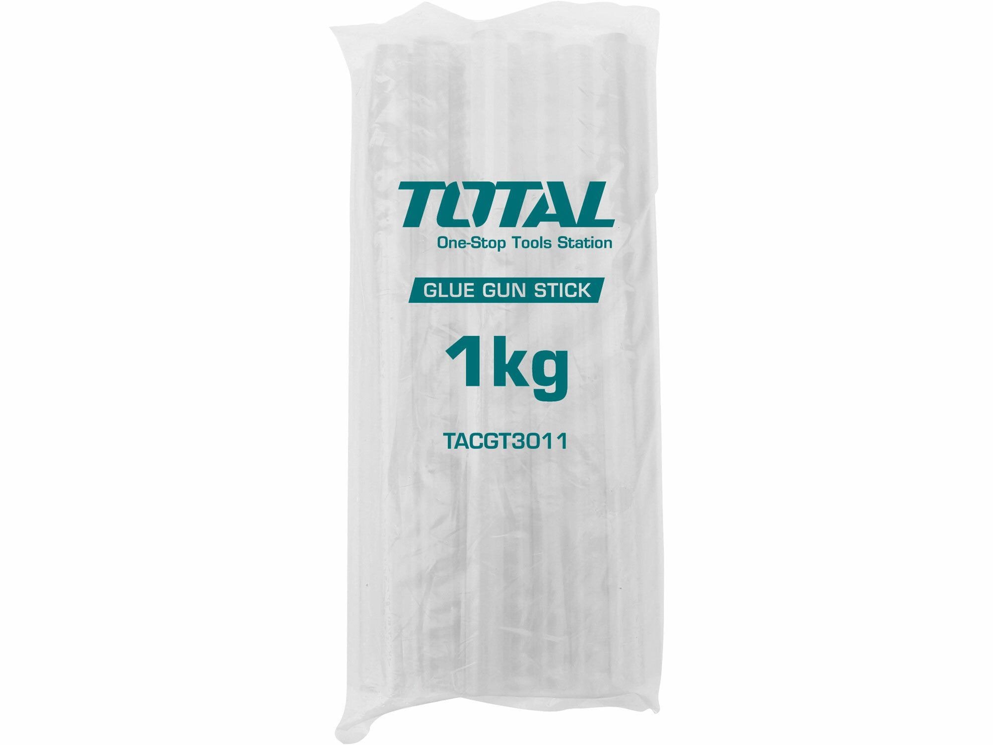 Total-tools tyčinky tavné transparentné, 1 kg Tavné tyčinky