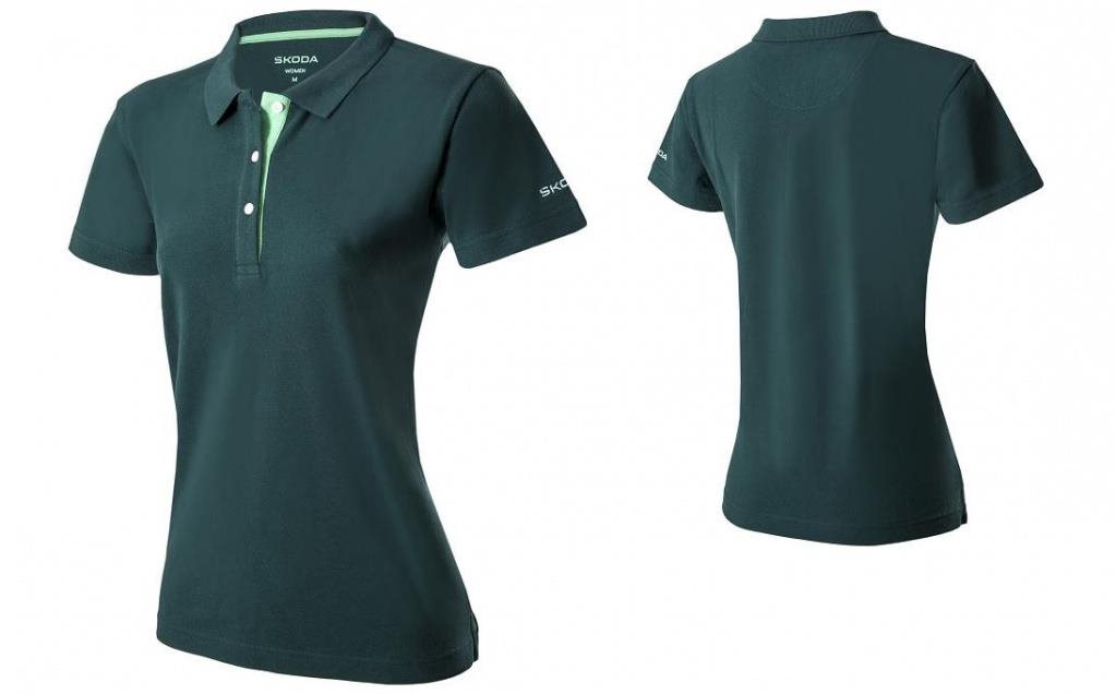 Škoda dámska polokošeľa emerald XL Košeľa