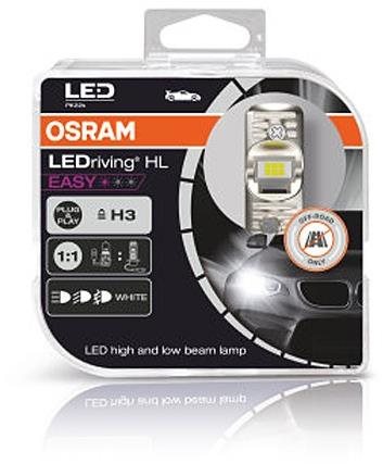 OSRAM izzó LED ledriving hl easy H3, 2 db LED izzó