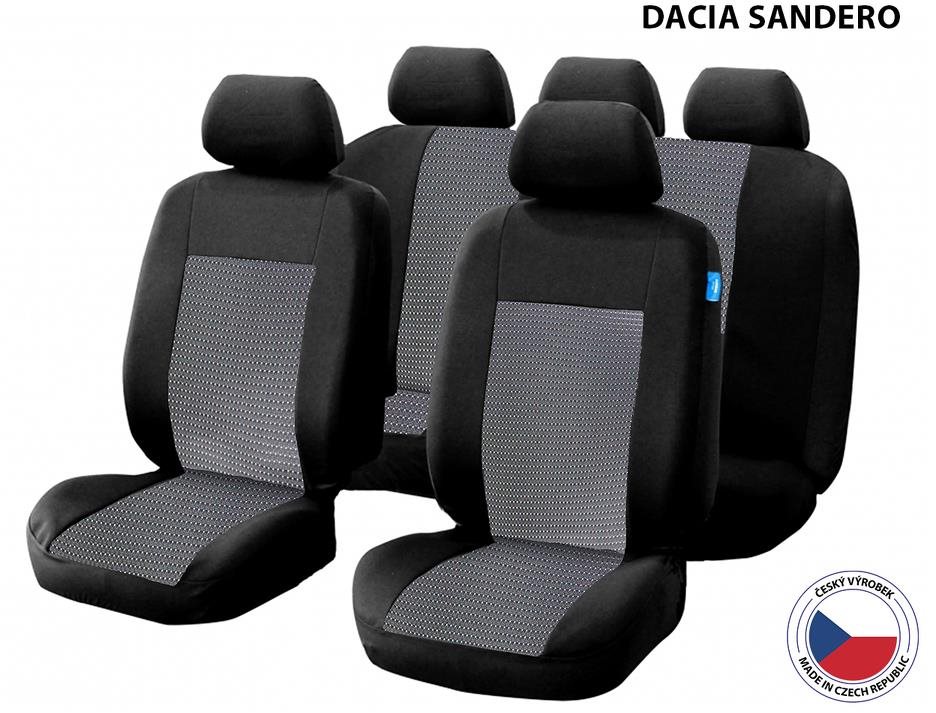Cappa Perfetto TX Dacia Sandero čierna/sivá Autopoťahy