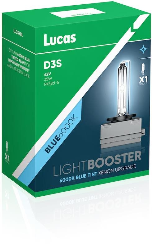 Lucas Lightbooster Blue D3S 35 W 6000 K Xenónová výbojka