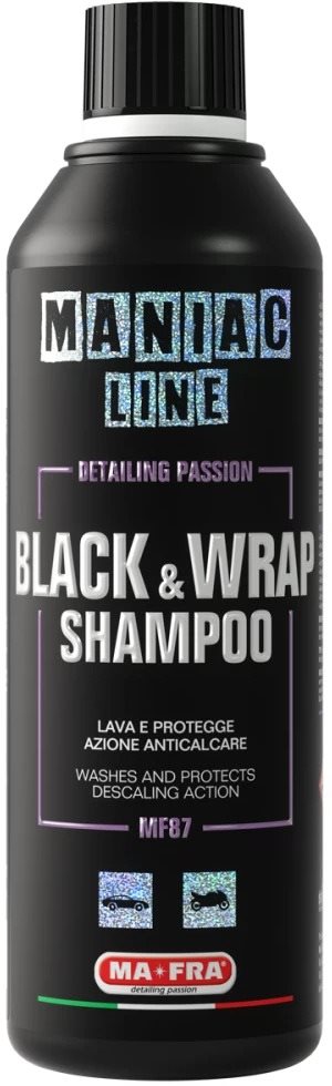 MANIAC - Car detailing sampon fekete vagy fóliázott felületre 500ml...