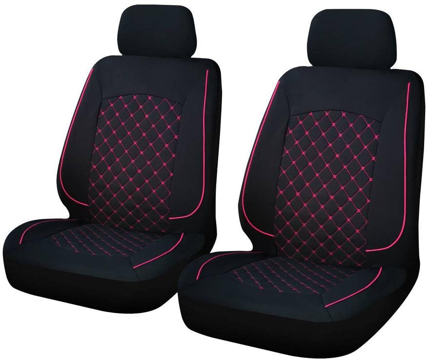 Cappa Como, čierna/ružová, 2 ks Autopoťahy