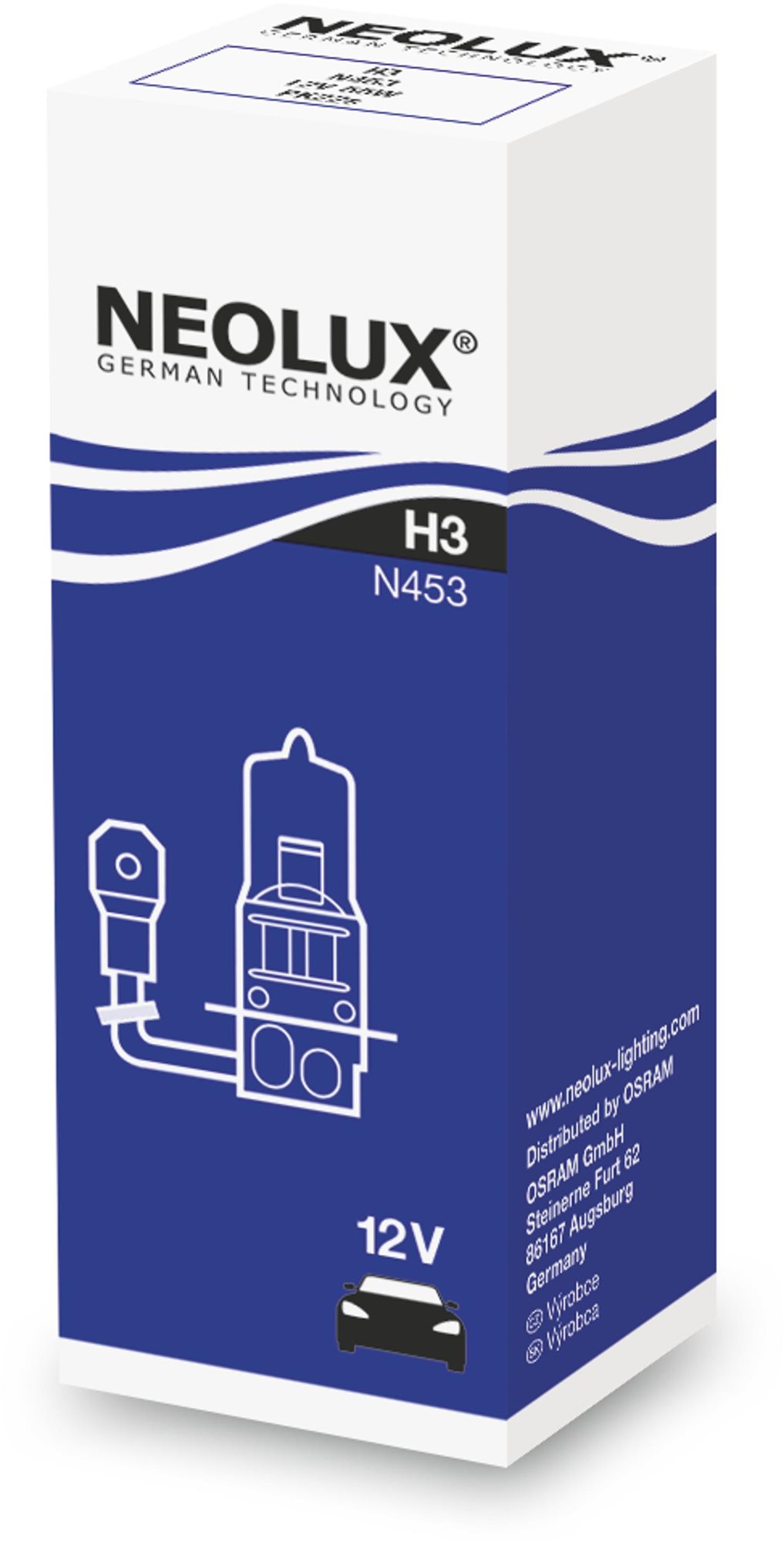 NEOLUX H3 Standard, 12V, 55W Autóizzó