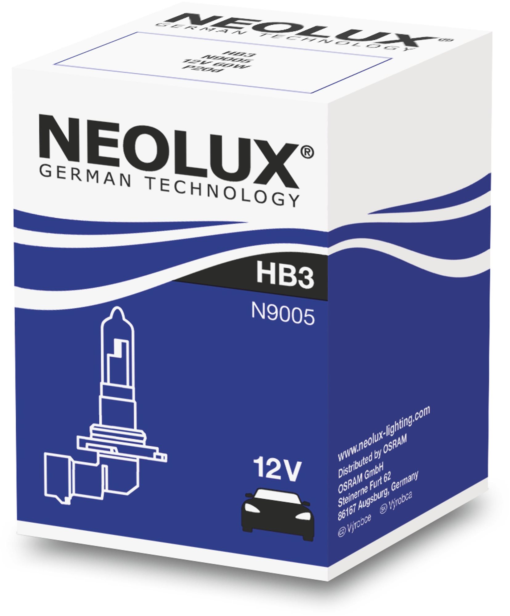 NEOLUX HB3 Standard, 12V, 60W Autóizzó