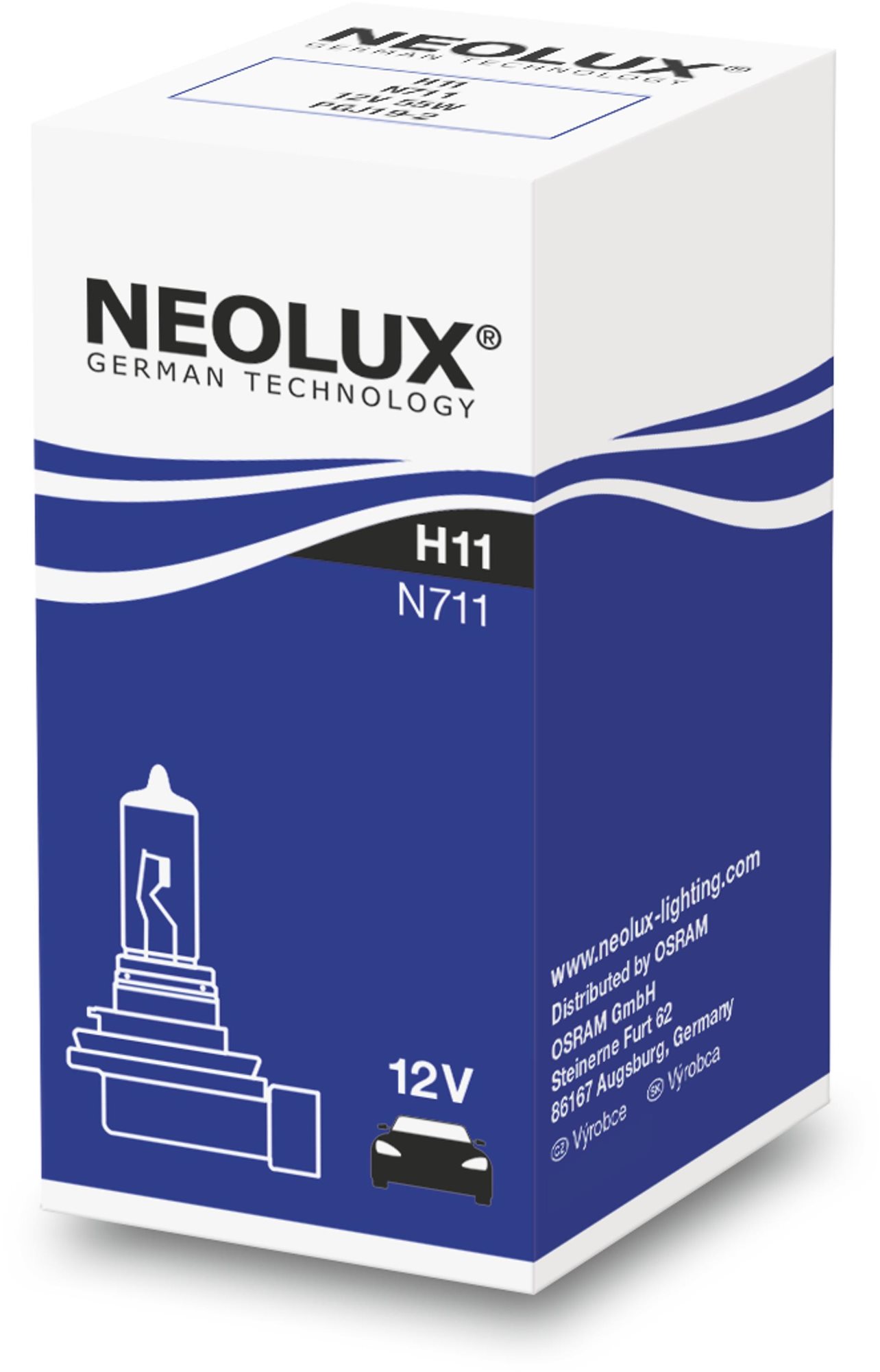 NEOLUX H11 Standard,12V, 55W Autóizzó