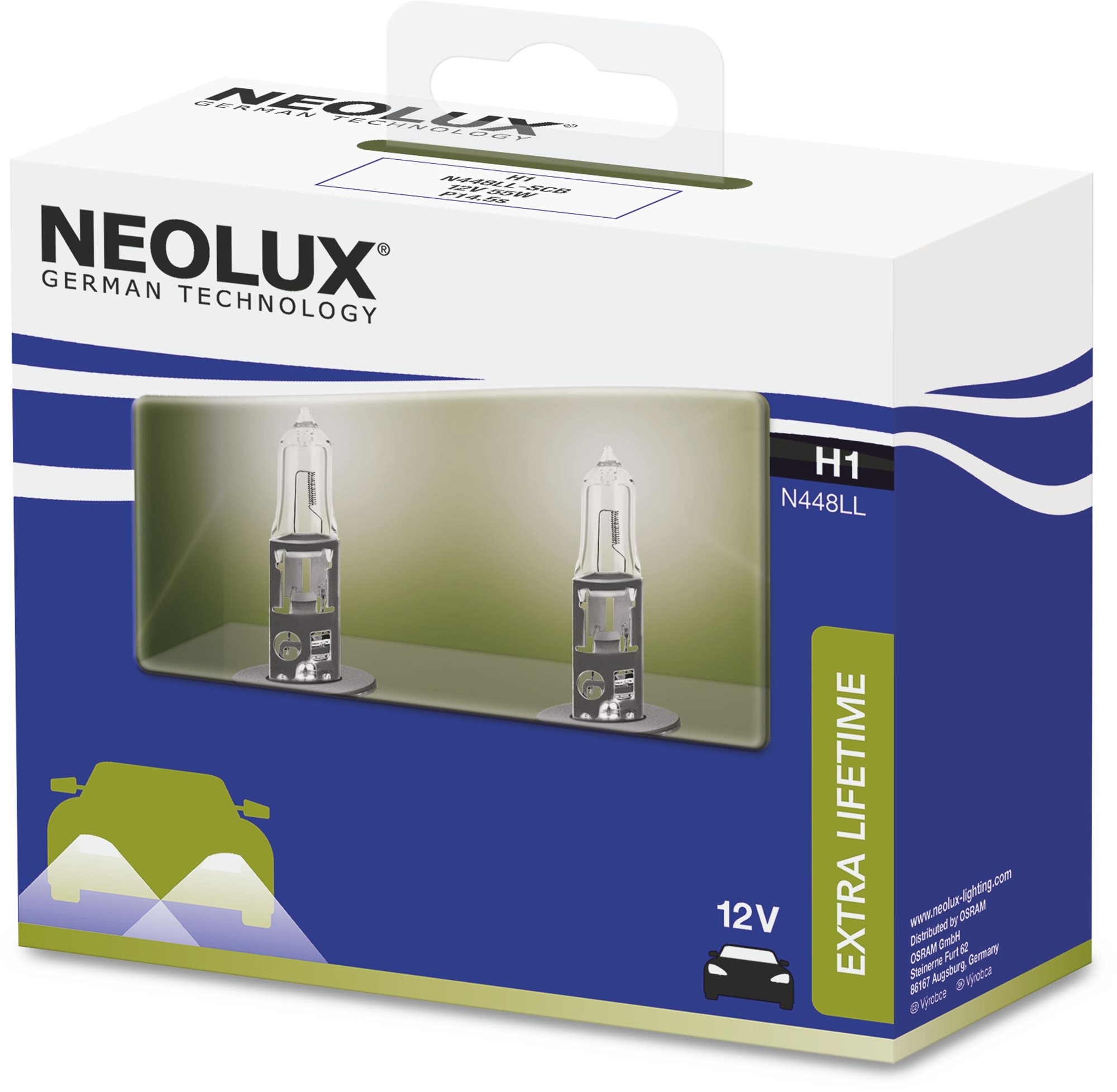 NEOLUX H1 Extra Liftime 12V, 55W Autóizzó