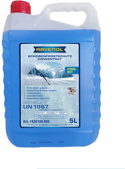 RAVENOL Ostrekovače zimné -60, 5 l Voda do ostrekovačov