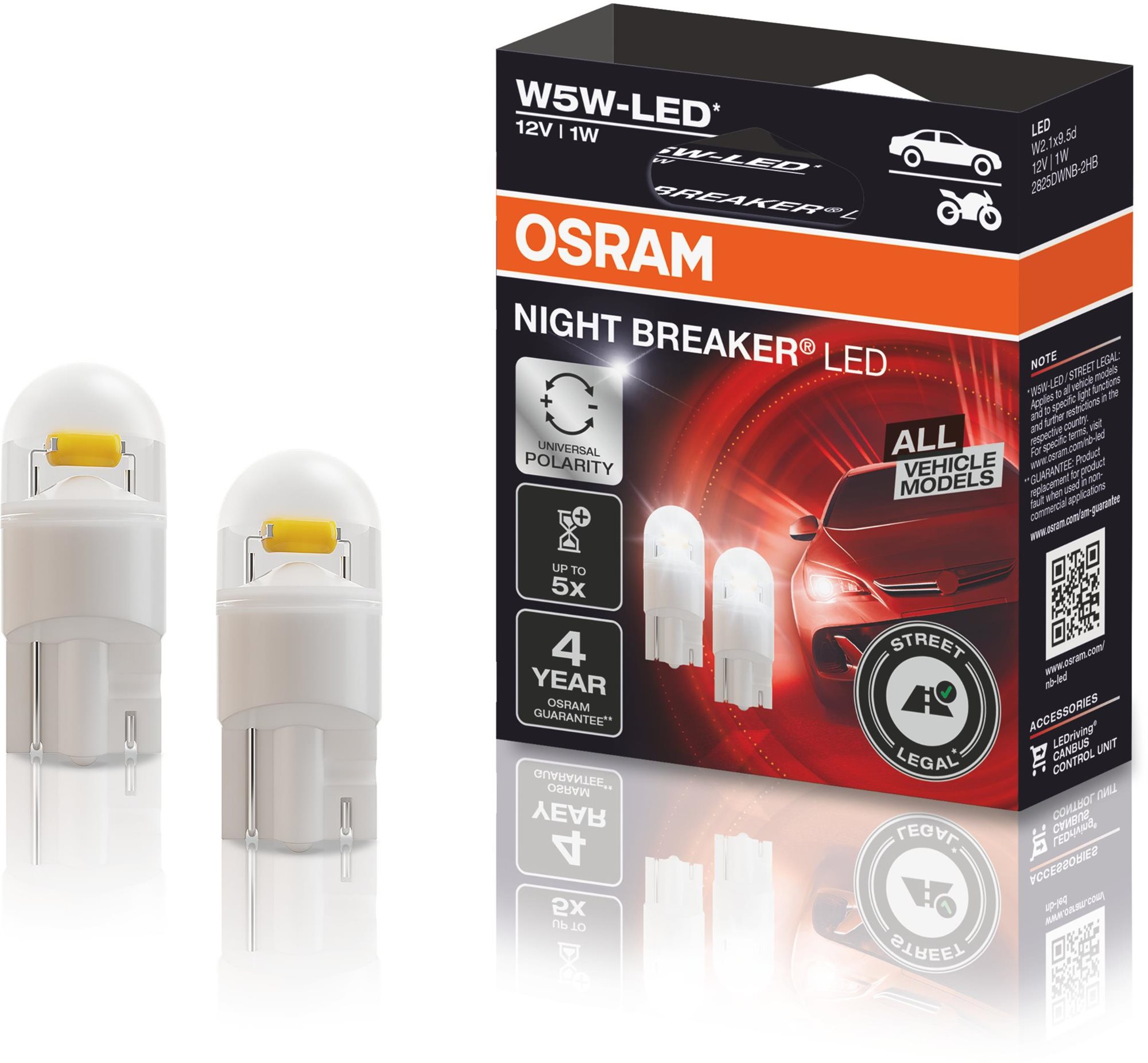 Osram Night Breaker LED W5W (CZ homologizáció) LED autóizzó